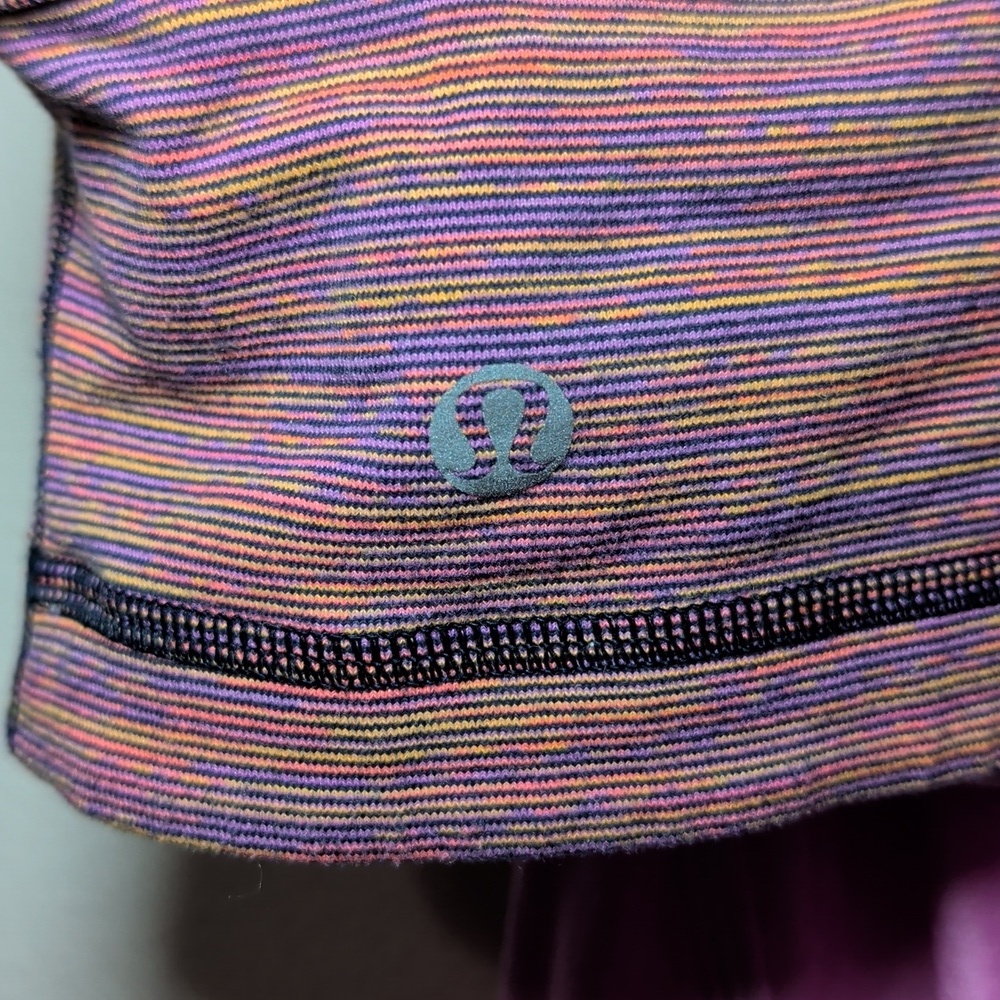 Lululemon Tuck Me In Tank Vintage Pink Space Dye Breathable Yoga Women's Size 6 - Picture 6 of 7